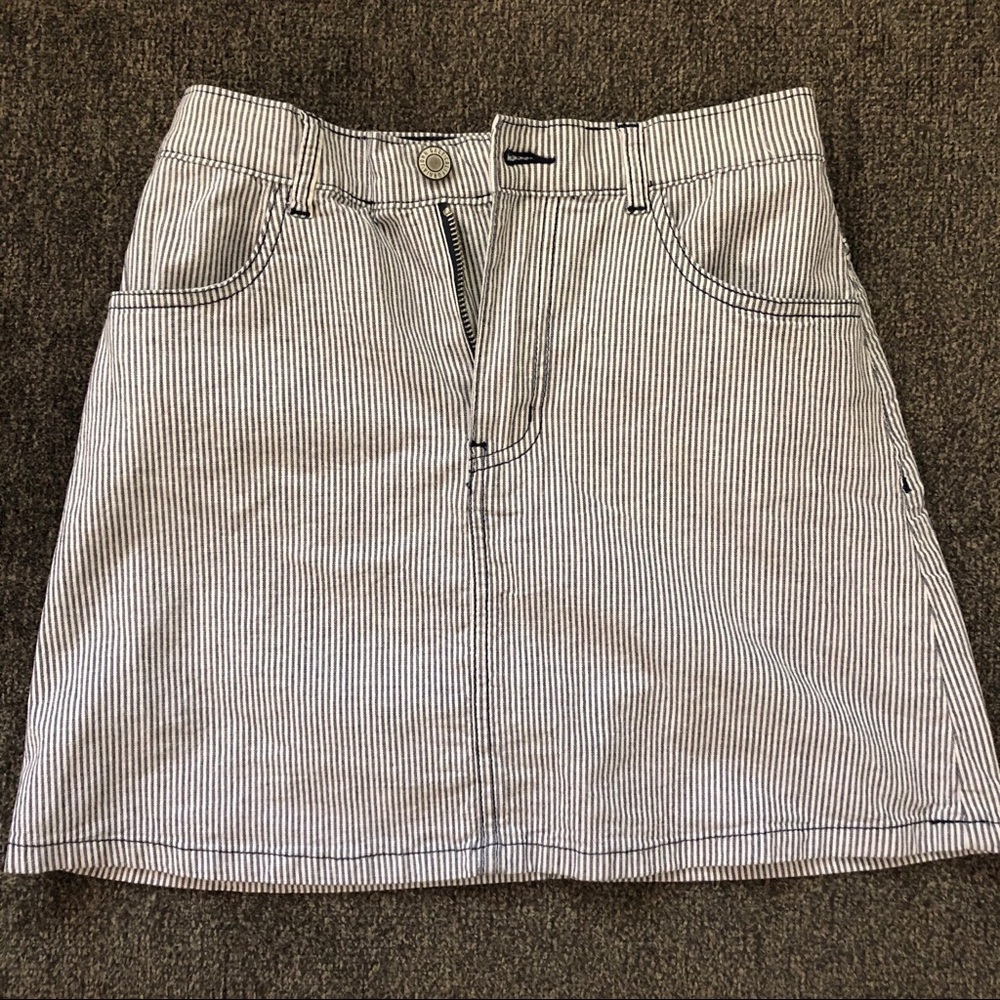 Brandy Melville/John Galt Striped Mini Skirt